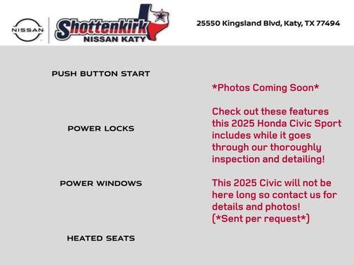 2025 Honda Civic Sport