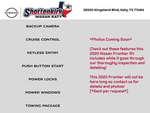 2020 Nissan Frontier SV