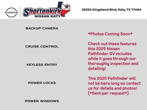 2025 Nissan Pathfinder SV FWD