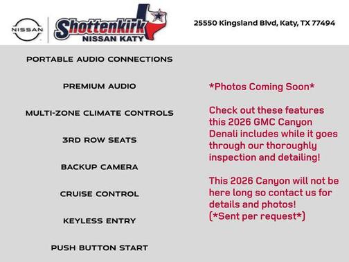 2026 GMC Canyon Denali