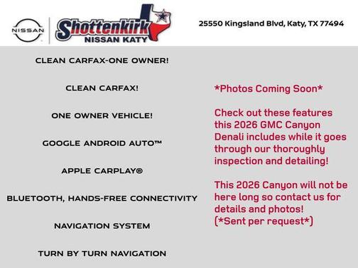 2026 GMC Canyon Denali