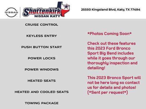 2023 Ford Bronco Sport Big Bend