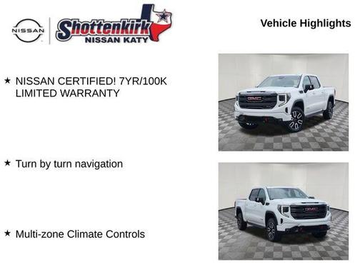 Summit White 2024 GMC Sierra 1500 AT4