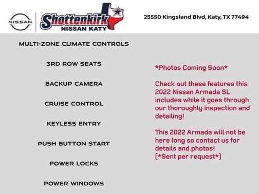 2022 Nissan Armada SL 2WD