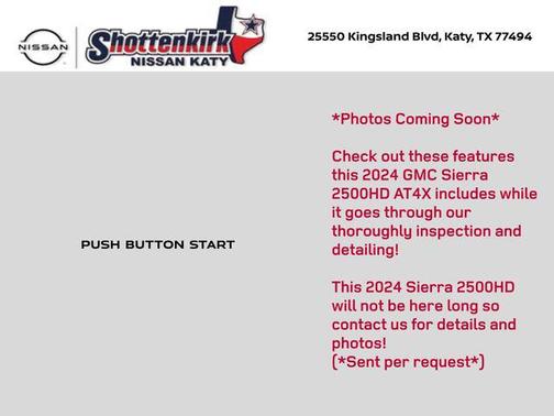 Thunderstorm Gray 2024 GMC Sierra 2500 AT4X