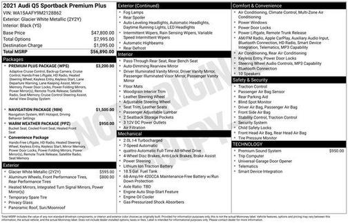 2021 Audi Q5 45 Premium Plus