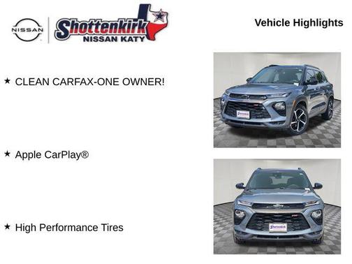 Satin Steel Metallic 2022 Chevrolet Trailblazer RS