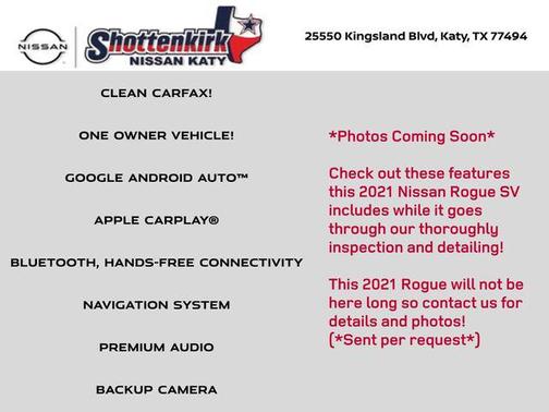 2021 Nissan Rogue SV
