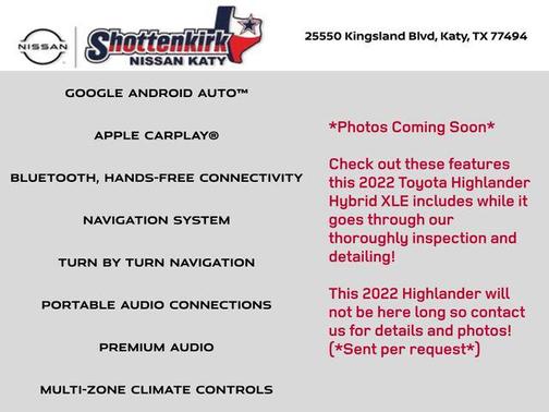 2022 Toyota Highlander Hybrid XLE