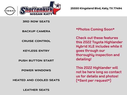 2022 Toyota Highlander Hybrid XLE