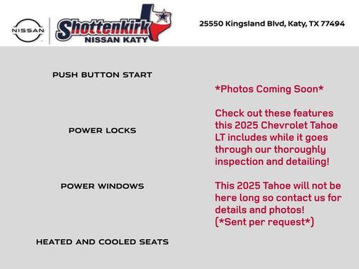 2025 Chevrolet Tahoe LT