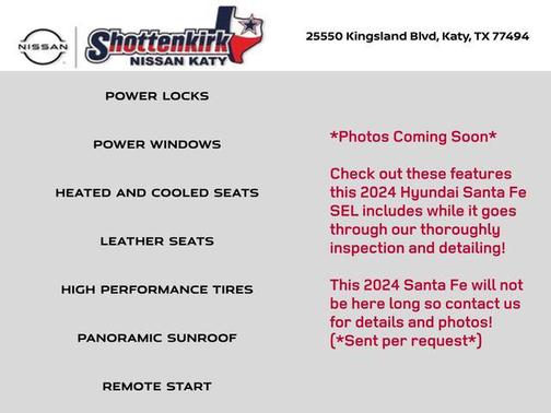 2024 Hyundai SANTA FE SEL 2.4
