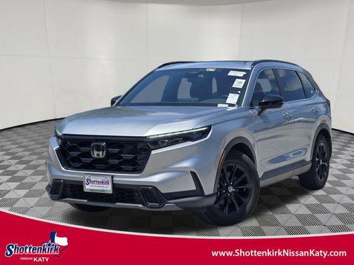 Solar Silver Metallic 2025 Honda CR-V Hybrid Sport FWD