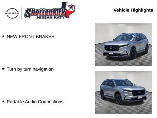 Solar Silver Metallic 2025 Honda CR-V Hybrid Sport FWD