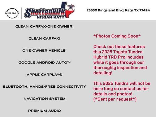 2025 Toyota Tundra Hybrid TRD Pro