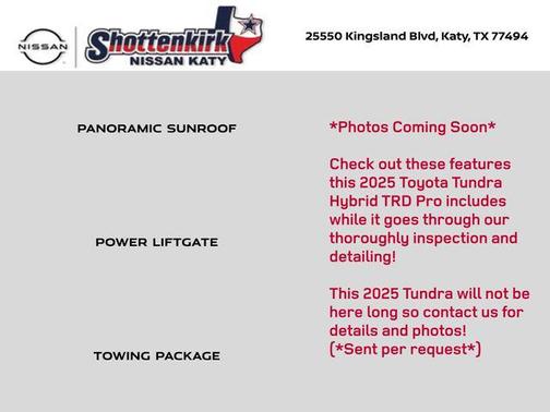 2025 Toyota Tundra Hybrid TRD Pro