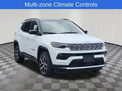 Bright White Clearcoat 2025 Jeep Compass Limited