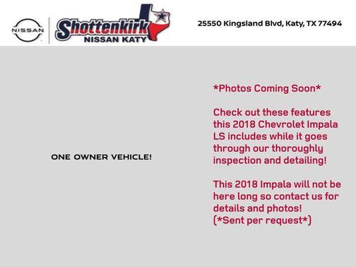 2018 Chevrolet Impala 1LS