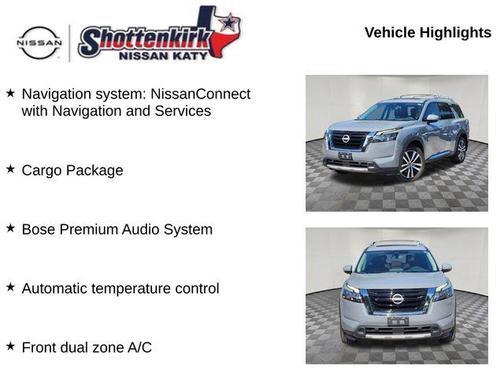 Boulder Gray Pearl 2024 Nissan Pathfinder Platinum FWD