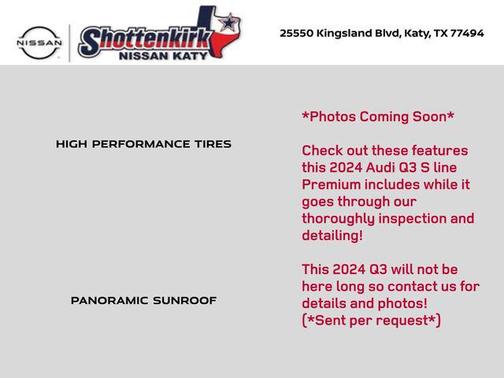 2024 Audi Q3 Premium 45 TFSI S line quattro Tiptronic
