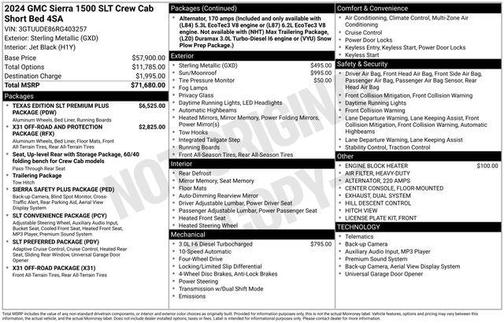 Sterling Metallic 2024 GMC Sierra 1500 SLT