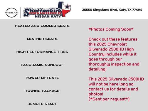 2025 Chevrolet Silverado 2500 High Country