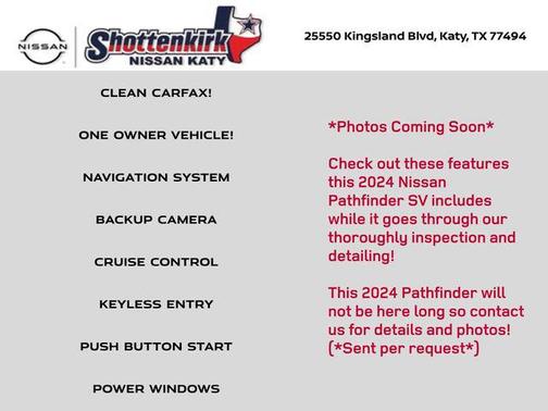 2024 Nissan Pathfinder SV 4WD