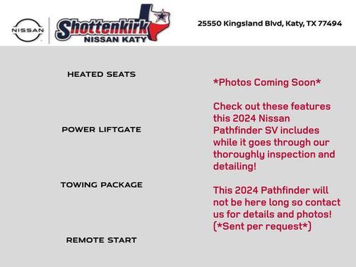 2024 Nissan Pathfinder SV 4WD