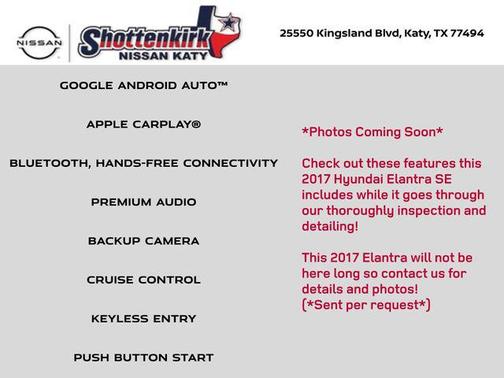 2017 Hyundai ELANTRA SE