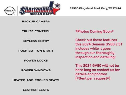 2024 Genesis GV80 2.5T