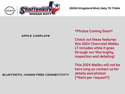 Summit White 2024 Chevrolet Malibu FWD 1LT