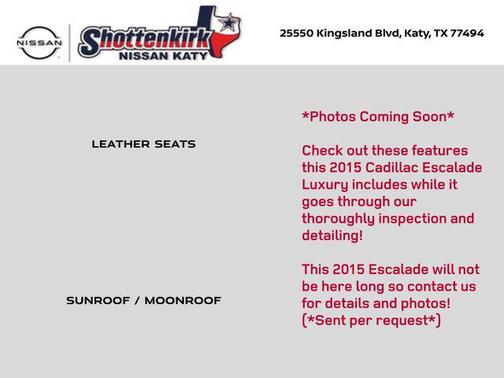 2015 Cadillac Escalade Luxury