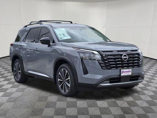 Boulder Gray Pearl 2026 Nissan Pathfinder Platinum