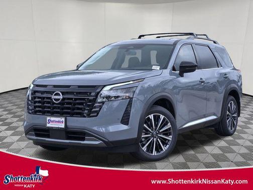 Boulder Gray Pearl 2026 Nissan Pathfinder Platinum