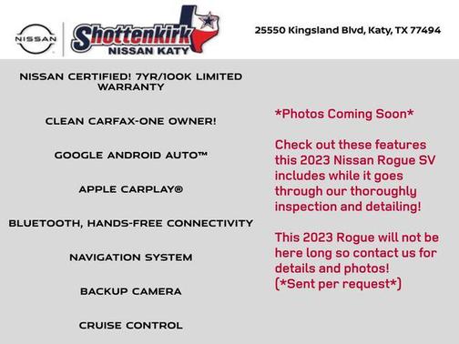 2023 Nissan Rogue SV