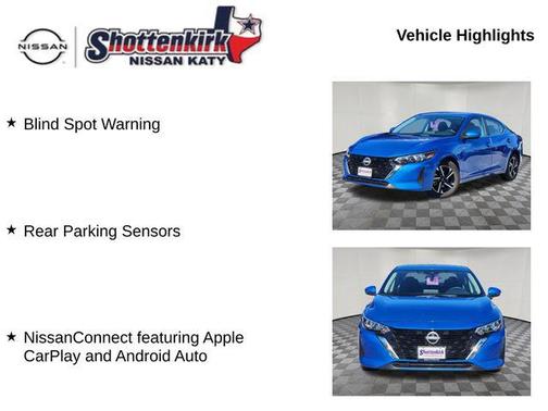 Electric Blue Metallic 2025 Nissan Sentra SV
