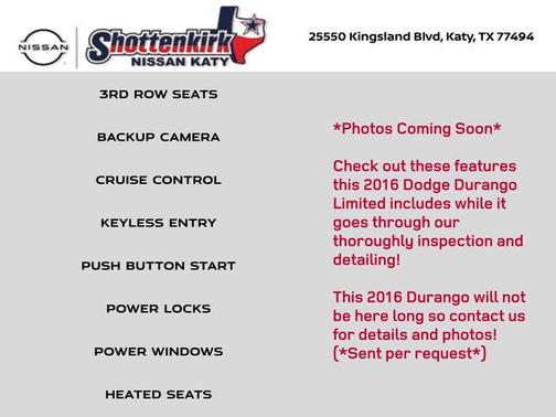 2016 Dodge Durango Limited