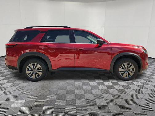 Scarlet Ember Tintcoat 2026 Nissan Pathfinder SV