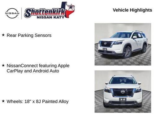 Glacier White 2024 Nissan Pathfinder SV FWD