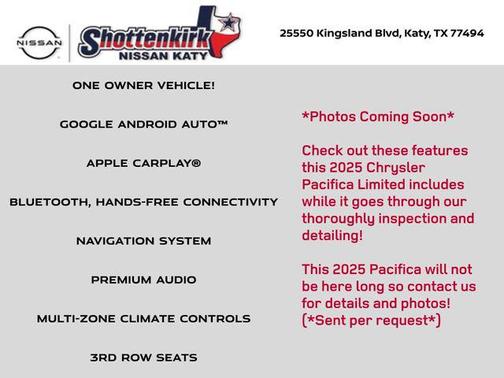 2025 Chrysler Pacifica Limited