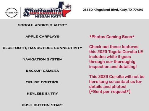 2023 Toyota Corolla LE