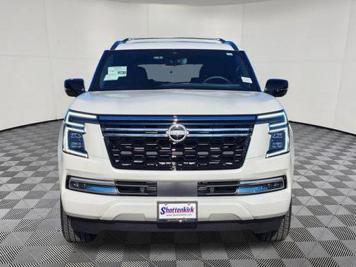 Aspen White Tricoat 2026 Nissan Armada Platinum