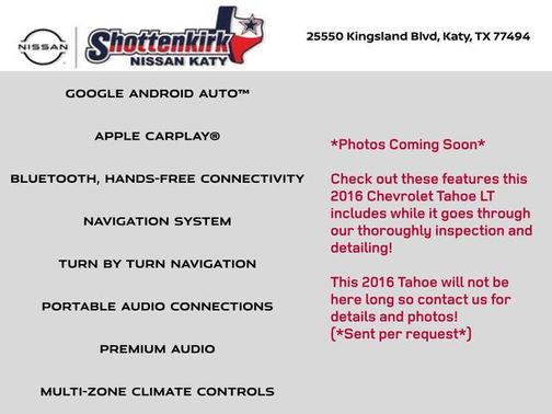 2016 Chevrolet Tahoe LT