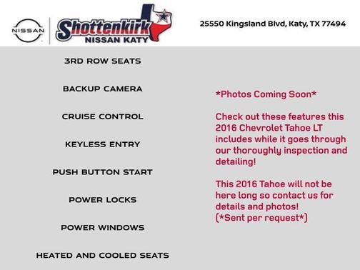 2016 Chevrolet Tahoe LT