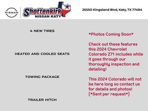Sterling Gray Metallic 2024 Chevrolet Colorado Z71
