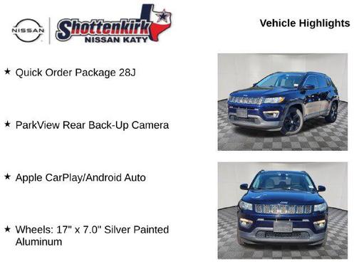 Jazz Blue Pearlcoat 2020 Jeep Compass Latitude