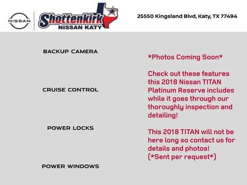 2018 Nissan Titan Platinum Reserve