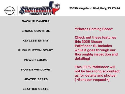 2025 Nissan Pathfinder SL FWD