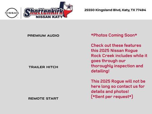 Everest White Pearl 2025 Nissan Rogue Rock Creek