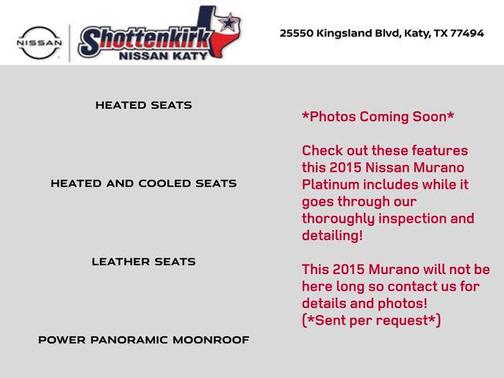 2015 Nissan Murano Platinum